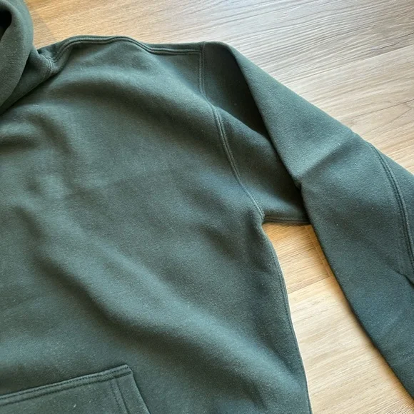 Abercrombie & Fitch oversized soft essentials Forest Green Hoodie - Picture 5 of 6